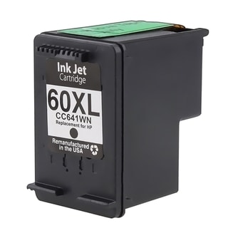 INSTEN HP 60XL Black Ink Cartridge (Remanufactured)