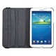 INSTEN Black Rotatable Tablet Case Cover for Samsung T210R Galaxy Tab 3