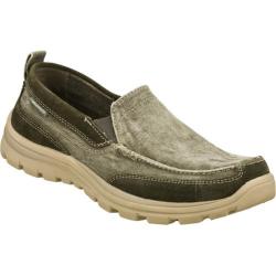 Men's Skechers Relaxed Fit Superior Melvin Charcoal-Image