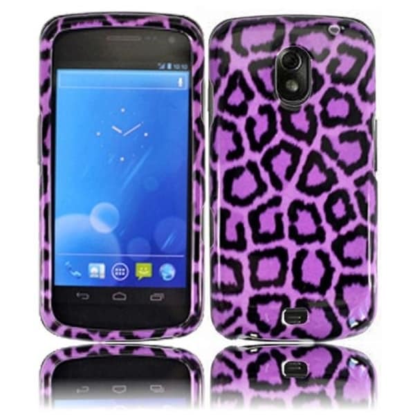 BasAcc Purple Leopard Case for Samsung i515 Galaxy Nexus CDMA
