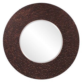 Hot Deal Copper Bronze Resin Small Myan Round Mirror