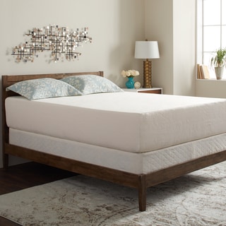 Select Luxury Gel Memory Foam 14-inch Medium Firm King-size Mattress Set with EZ Fit Foundation-Image