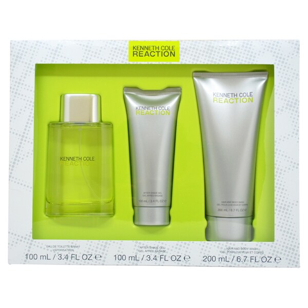 Cole Reaction Men's 3piece Fragrance Gift Set Overstock