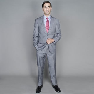 Grey Multistripe 2-Button Suit-Image