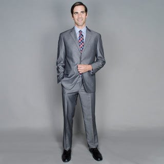 Grey Sharkskin 2-Button Suit-Image