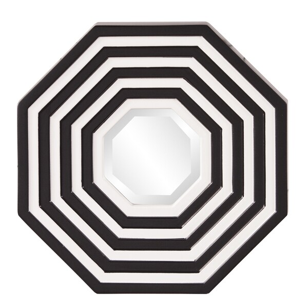 Target Black/ White Octagonal Mirror Overstock Shopping Great Deals