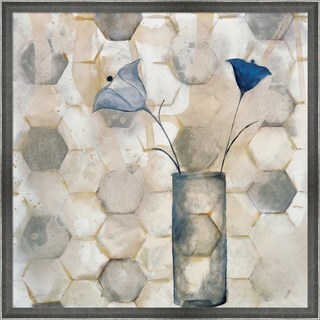 --->  Carrie Narducci 'The Blue Flower I' Framed Art