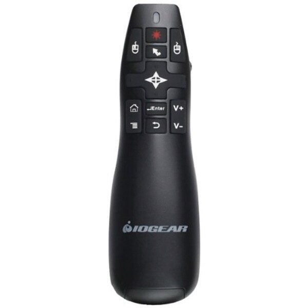 Iogear Red Point Pro 2.4GHz Gyroscopic Presentation Mouse with Laser 