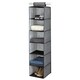 Kennedy Home Collection Grey 6-shelf Sweater Organizer