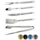 Man Law 5-piece Stainless Steel BBQ Tool Set