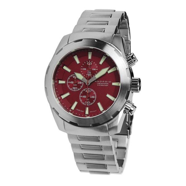 Android Men's 'Tribeca Chrono' Red Dial Watch