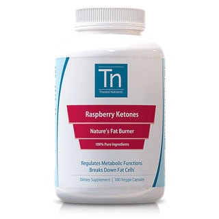 Trusted Nutrients 100-percent Pure Raspberry Ketones (180 Count)-Image