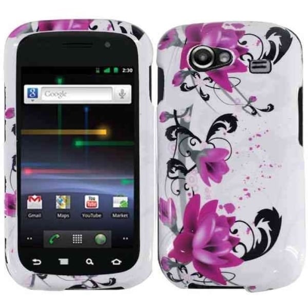 BasAcc Purple Lily Case for Samsung Google Nexus S 4G i9020/ i9020s