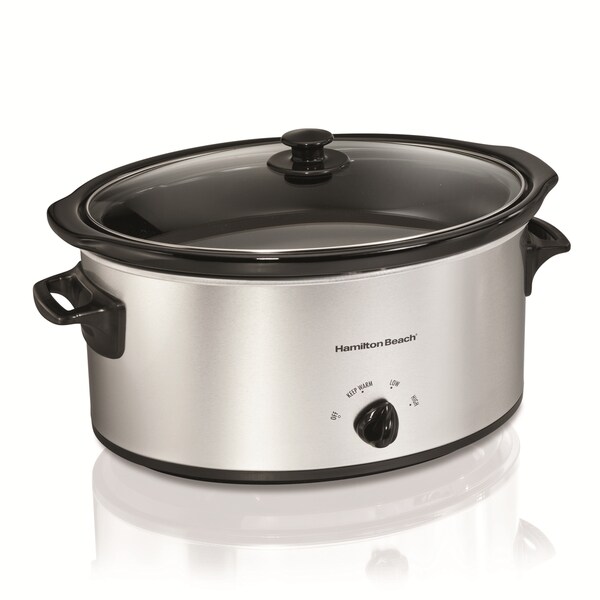 Hamilton Beach 33276 Silver 7-quart Slow Cooker