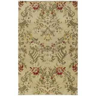 Buy Cheap St. Joseph Sand Floral Hand-tufted Wool Rug (9'6 x 13')