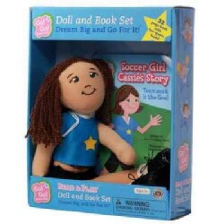 Soccer Girl Cassie's Story: Teamwork Is the Goal: Read &amp; Play Doll and Book Set