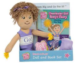 Cheerleader Girl Roxy's Story Read &amp; Play Doll and Book Set: Leading the Way