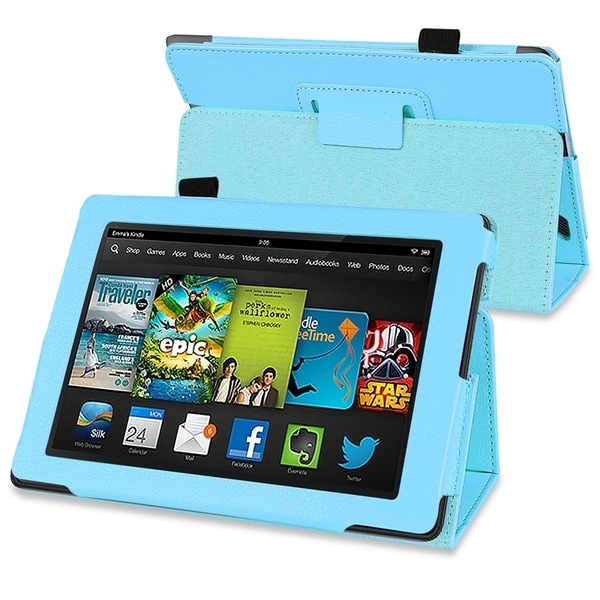BasAcc Blue Stand Leather Case for Amazon Kindle Fire HD 7-inch