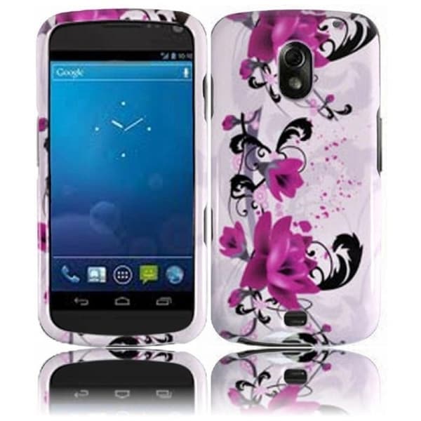 BasAcc Purple Lily Case for Samsung i515 Galaxy Nexus