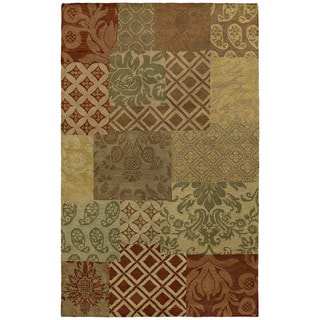 (_ _ ) St. Joseph Multi Prints Hand Tufted Wool Rug (9'6 x 13'0)
