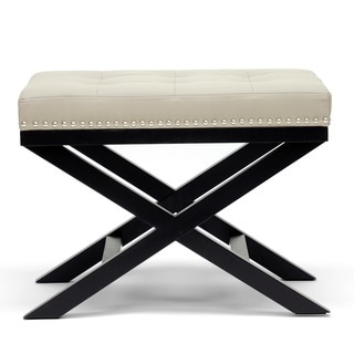 Price Aquify Baxton Studio Hopton Modern Bench