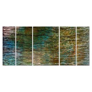 Buy  Marina Rehrmann 'Rain Forrest' Contemporary Metal Wall Art
