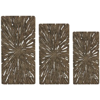 Set of 2 Rotten Wood Wall Art (China)