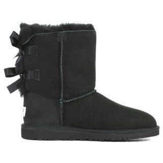 Black UGG Boots with Bows