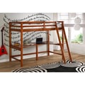 Donco Kids Twin Modular Study Loft with Double Shelves