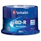 Verbatim BD-R 25GB 6X with Branded Surface - 50pk Spindle - TAA Compl