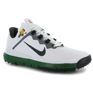 Nike Golf TW '13 Men's Master's Edition White/ Green Golf Shoes-Image