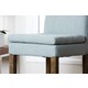 ABBYSON LIVING Colin Light Blue Linen Bar Stool