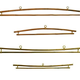 (^.^)/  Bamboo Tapestry Hanger (Set of two)
