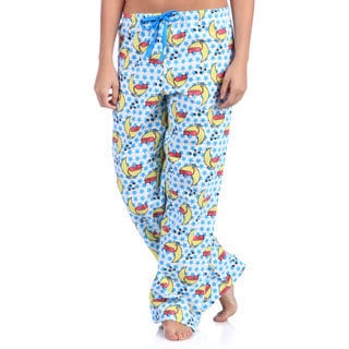 Leisureland Women's Sleepy Kitty Cotton Flannel Sleep Pants-Image