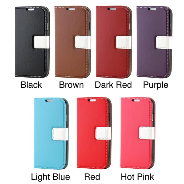 Gearonic Wallet PU Leather Magnetic Case for Samsung Galaxy S4 i9500