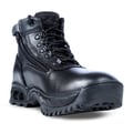 Mens' Mid Side Zip All Leather Waterproof Boots