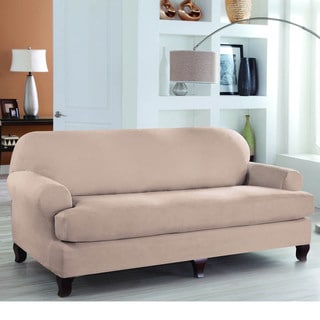 Restonic Stretch Fit 2 Piece Sofa Slipcover-Image