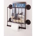 Estate Oil Rubbed Bronze Finish Magazine Rack/ Toilet Paper Holder