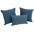 Twill Throw Pillows (Set of 3)