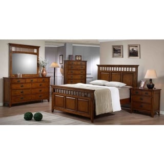 Tremont 5-piece Chestnut Finish Bedroom Set