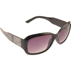 Women's Eye Design 10381 (2 Pairs) Black White/Smoke Lens