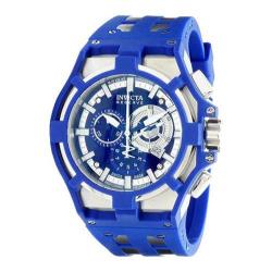 Men's Invicta Akula II Chrono 0633 Blue Polyurethane/Stainless Steel/Blue