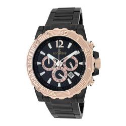 Men's Le Chateau 5417M Black/Rose Gold Steel