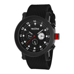 Men's Red Line 18101-01-BB Black Silicone/Black