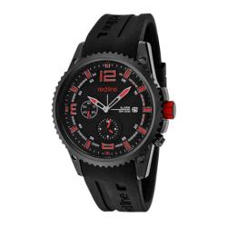Men's Red Line 50031YM-BB-01RD Black Silicone/Black