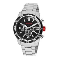 Men's Red Line 60006 Silver Stainless Steel/Black/Black/White