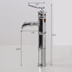 Elite F6604 New Design Single Lever Basin Vessel Sink Faucet