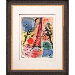 Best Shopping Marc Chagall 'Vision de Paris' Original Lithograph