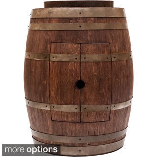 Today Sale Wine Barrel Skirted Vessel Sink Vanity Set
