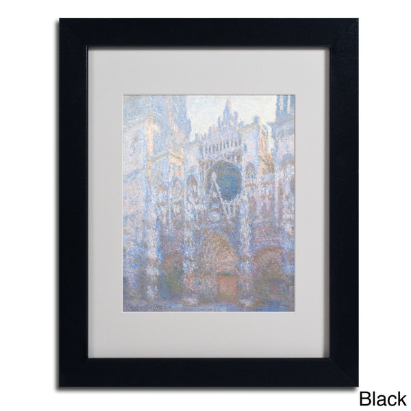 Claude Monet Rouen Cathedral West Facade 1894 Framed Matted Art